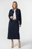 5 POCKET MAXI SKIRT