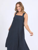 LOURDES DRESS NAVY