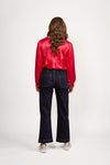 WIDE LEG ANKLE GRAZER JEAN