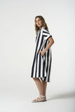 COTTON NAVY STRIPE DRESS