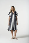 COTTON NAVY STRIPE DRESS