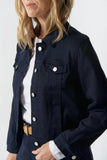 RAY DENIM JACKET NAVY