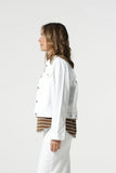 RAY DENIM JACKET WHITE