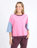 MAZIE COLOUR BLOCK SWEAT