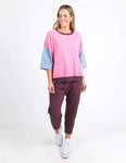 MAZIE COLOUR BLOCK SWEAT