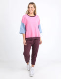 MAZIE COLOUR BLOCK SWEAT