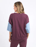 MAZIE COLOUR BLOCK SWEAT