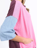 MAZIE COLOUR BLOCK SWEAT