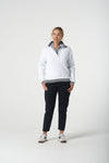 CABLE KNIT POLO JUMPER COTTON