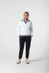 CABLE KNIT POLO JUMPER COTTON