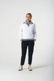 CABLE KNIT POLO JUMPER COTTON