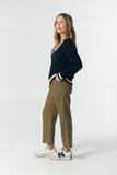 HARVEST V NECK COTTON JUMPER