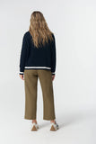 HARVEST V NECK COTTON JUMPER