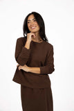 WILDFIRE L/S TEE CHOCOLATE