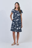 LINEN DRESS INK