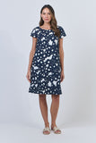 LINEN DRESS INK
