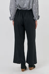 ANNIE BLACK LINEN PANT