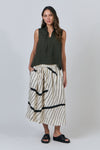 LINEN LICORICE TOP