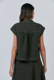 LINEN LICORICE SHIRT