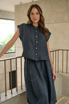 LINEN TOP POSEIDON