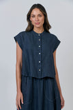 LINEN TOP POSEIDON