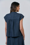 LINEN TOP POSEIDON
