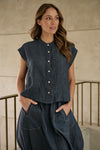 LINEN TOP POSEIDON