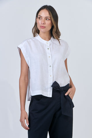 LINEN SHIRT WHITE
