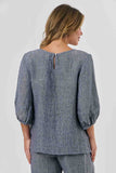 ANNABEL LINEN TOP