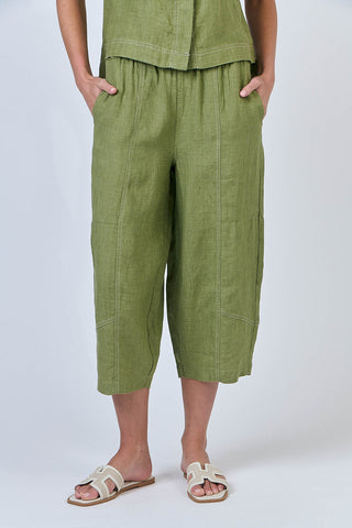 LINEN MOSS PANT