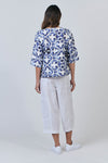 LINEN PANT WIDE LEG WHITE