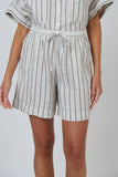 LINEN TRAVERTINE SHORTS
