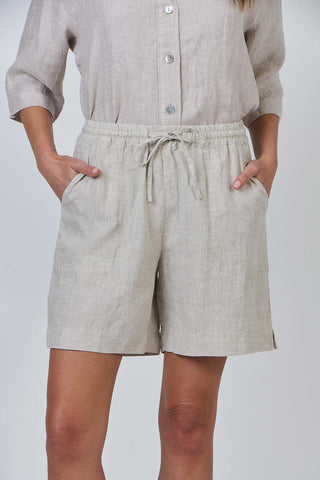 LINEN SHORT SAND