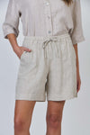 LINEN SHORT SAND