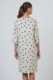 LINEN SPOT DRESS