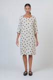 LINEN SPOT DRESS