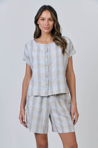 LINEN TOP MESH