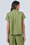 LINEN MOSS SHIRT