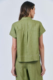 LINEN MOSS SHIRT