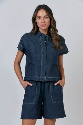 LINEN SHIRT POSEIDON