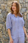 MILLIA DELTA GAUZE TOP