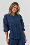 ABBEY LIGHTWEIHT DENIM TOP