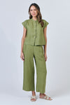 LINEN MOSS SHIRT