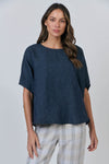 LINEN TOP POSEIDON