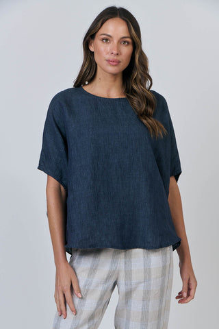 LINEN TOP POSEIDON