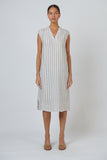LINEN TRAVERTINE DRESS
