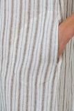 LINEN TRAVERTINE DRESS