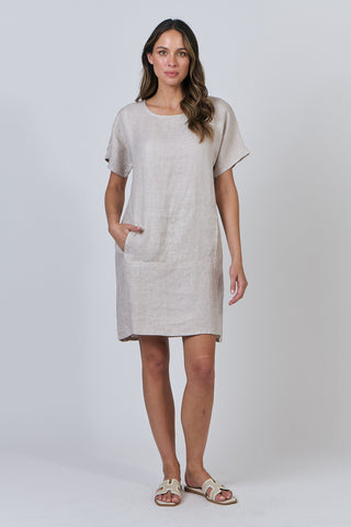 LINEN DRESS