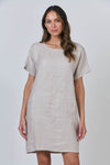 LINEN DRESS