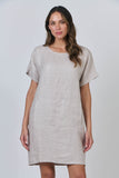 LINEN DRESS